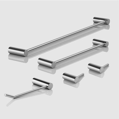 Kit Acessórios Para Banheiro Escovado 5 Peças Grego Metal 2070or