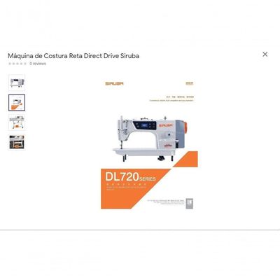 Máquina De Costura Reta Industrial Siruba Direc Drive 110v 110V