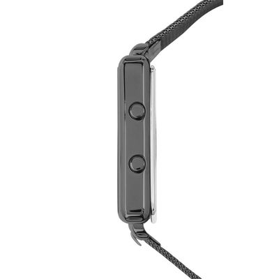 Relógio Condor Feminino Ref: Comd1202ajs/4f Led Mesh Grafite