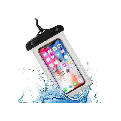 Capa Bolsa WATERPROOF P/ Celular a Prova D?água Impermeável Universal Roxo - SMILE