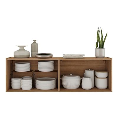 Aparador Buffet Suspenso 4 Portas Multimóveis Mp8002 Rustic Rustic