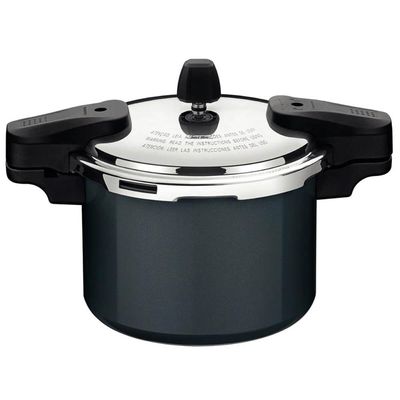 Panela de Pressão Tramontina 4,5L Torino Alumínio Revestimento Cerâmico 20cm Verde Petróleo