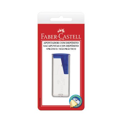 Apontador Faber-Castell com Depósito 1 Furo - Item Sortido