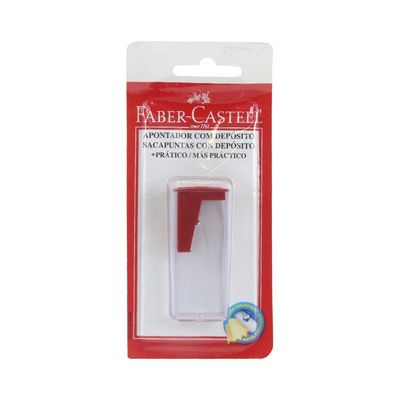Apontador Faber-Castell com Depósito 1 Furo - Item Sortido