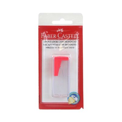 Apontador Faber-Castell com Depósito 1 Furo - Item Sortido
