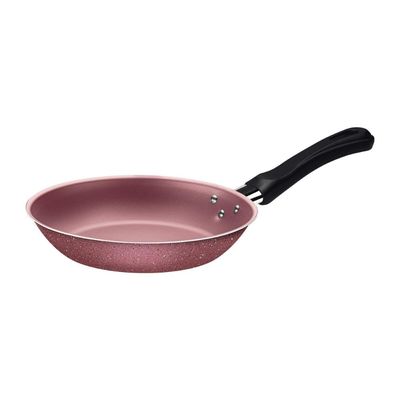 Jogo de Frigideiras Tramontina Caribe em Alumínio com Revestimento Interno e Externo Antiaderente Starflon Max Rosa 03 P