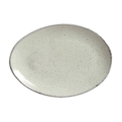 Conjunto de Pratos de Sobremesa Ovais Orgânico Pistache 22,5cm 6 peças Porto Brasil Verde