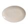 Conjunto de Pratos de Sobremesa Ovais Orgânico Latte 22,5cm 6 peças Porto Brasil Off White