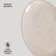Conjunto de Pratos de Sobremesa Ovais Orgânico Latte 22,5cm 6 peças Porto Brasil Off White