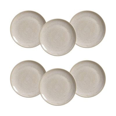 Conjunto de Pratos Rasos Coup Hotellatte 26,5cm 6 Peças Porto Brasil Off White