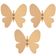 Kit 3 Cabideiros Borboleta Dourada Ganchos de Parede Decorar Organizar Acessórios Roupas