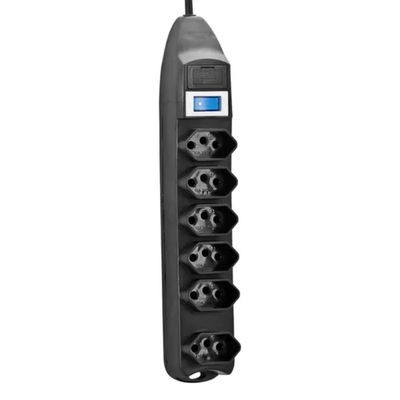 Filtro de Linha Fusível Protetor 6 Tomadas Bivolt  PST-1011