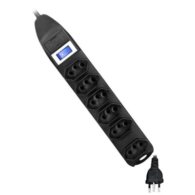 Filtro de Linha Fusível Protetor 6 Tomadas Bivolt  PST-1011