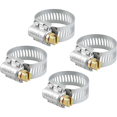 Abraçadeira Rosca Sem Fim, 22 Mm A 31 Mm, Com 4 Peças, Al 2232 Vonder Ostenvonder