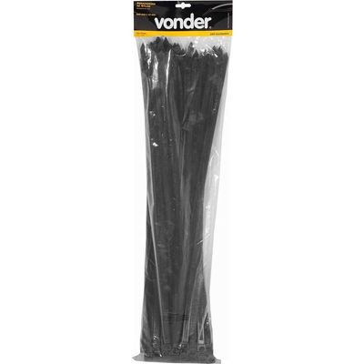 Abraçadeira De Nylon, Preta, 640 Mm X 12,0 Mm, Com 100 Peças, Vonder Ostenvonder