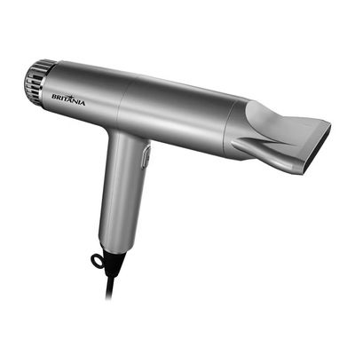 Secador de Cabelos BSC3400 Mais Silencioso 1600W Britânia Prata / 220V