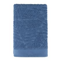 Jogo de Banho Native Fio Penteado Jacquard Folhas 05 Peças 100% Algodão - Maré/Oceano/Maré