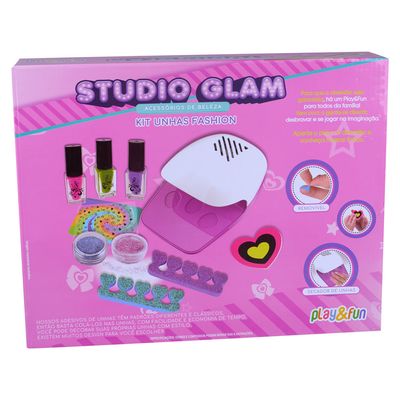 Kit Unhas Fashion Studio Glam CV244172PF