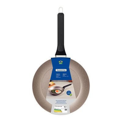 Frigideira Milazzo 24cm Alumínio Antiaderente Starflon Max Soft-touch Tramontina Bege