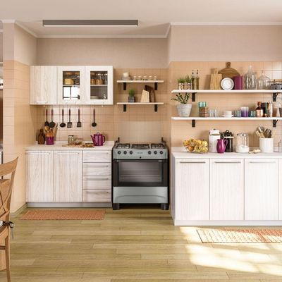 Fogao 5bcs Mesa Inox Mfi5bb Mueller Branco Bivolt