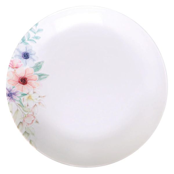 Prato Fundo Tramontina Floratta em Porcelana Decorado 22cm Prato Fundo Tramontina Floratta em Porcelana Decorado 22cm