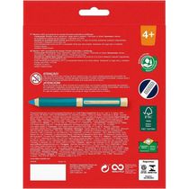Giz De Cera Eco Giz Com 12 Cores Faber-castell