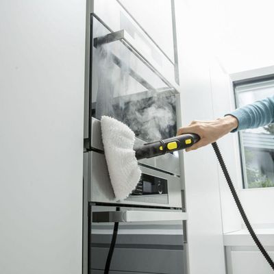 5 Panos de Algodão para Limpadoras a Vapor Karcher Bocal com Cerdas