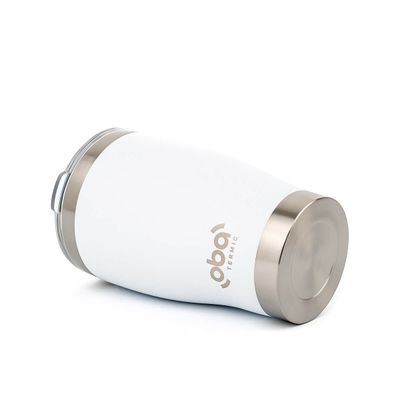 Copo Térmico com Tampa 473ml [Branco Brilha]