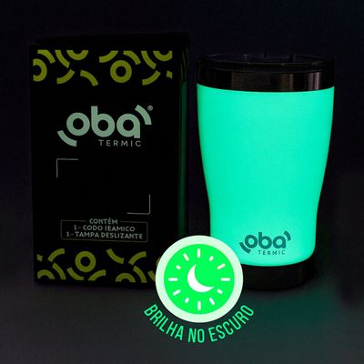 Copo Térmico com Tampa 473ml [Branco Brilha]
