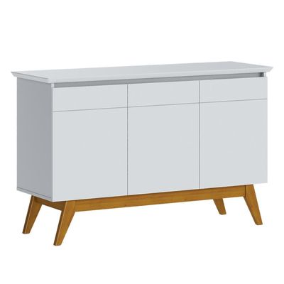 Buffet Aparador Mazza 3 Portas Branco