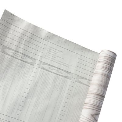 Papel de Parede PVC Adesivado 05 Metros x 45cm Madeira Clara