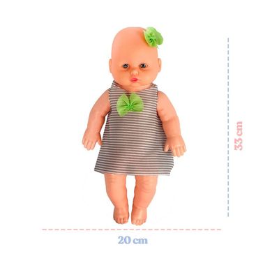 Boneca Babidu Papinha com Acessórios Cozinha Vinil Atóxico