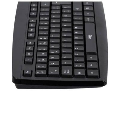 Kit Teclado ABNT2 e Mouse Ergonômico Com Fio Preto EAK030