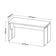 Mesa Para Escritório Home Office 145cm Unik A02 Freijó Branco - Lyam Decor