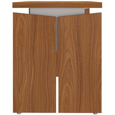 Mesa Para Escritório Home Office 145cm Unik A02 Freijó Branco - Lyam Decor
