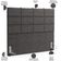 Kit Cabeceira Cama Box Casal 140cm com Calçadeira Roma W01 Linho Cinza Escuro - Lyam