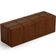 Kit Cabeceira Cama Box Queen 160cm com Calçadeira Roma W01 Couríssimo Marrom - Lyam