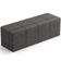 Kit Cabeceira Cama Box King 195cm com Calçadeira Roma W01 Linho Cinza Escuro - Lyam