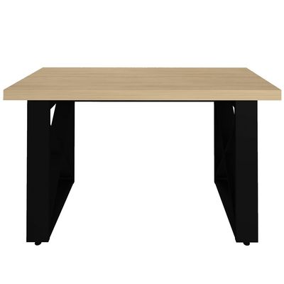Mesa Para Escritório Escrivaninha Home Office 135x75 cm Tokyo A02 Carvalho Preto - Lyam Decor