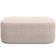 Kit 02 Puffs Decorativos Orgânico para Living Quarto 100cm Doha W01 Suede Bege - Lyam Decor