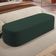 Kit 02 Puffs Decorativos Orgânicos Para Living Quarto 195cm Doha W01 Suede Verde Musgo - Lyam Decor