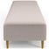 Kit 02 Puffs Decorativo Sala de Estar Bali W01 Pés Palito 170x60cm Bouclê Creme - Lyam Decor