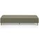 Kit 02 Puffs Decorativo Sala de Estar Bali W01 Pés Palito 170x60cm Bouclê Oliva - Lyam Decor