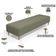 Kit 02 Puffs Decorativo Sala de Estar Bali W01 Pés Palito 170x60cm Bouclê Oliva - Lyam Decor
