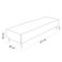 Kit 02 Puffs Decorativo Sala de Estar Bali W01 Pés Palito 210x60cm Couríssimo Fendi - Lyam Decor