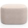 Kit 2 Puffs Decorativos Orgânico para Living Quarto 70cm Doha W01 Suede Bege - Lyam Decor
