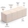 Puff Decorativo Living Sala de Estar 140 cm Roma W01 Suede Bege - Lyam