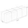 Puff Decorativo Living Sala de Estar 140 cm Roma W01 Linho Verde Musgo - Lyam