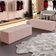 Puff Decorativo Living Sala de Estar 160 cm Roma W01 Linho Rosê - Lyam
