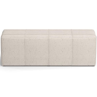 Puff Decorativo Living Sala de Estar 195 cm Roma W01 Linho Cru - Lyam